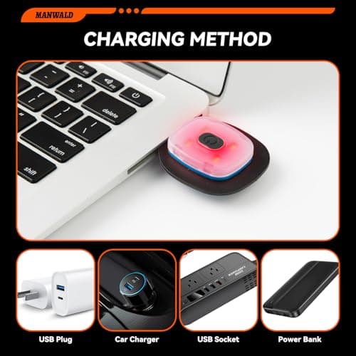 MANWALD LED Beanie Hat with Light, USB Rechargeable LED Headlamp, Birthday Gifts for Women Adults, Gifts for Men, Him, Boyfriend, Husband, Camouflage, 2PCS view 6