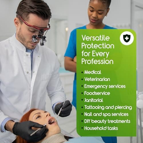 Inspire HEAVY DUTY ORIGINAL Stretch Nitrile Black Gloves Disposable Latex Free | Food, Mechanic, 6mil Black or 8 Mil Orange view 5