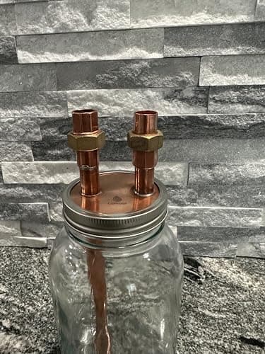 CoProof Mason Jar Thumper Alcohol Distill Moonshine Thump Keg 1/2 Gallon A12 view 3