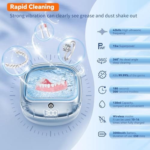Ultrasonic Retainer Cleaner view 2
