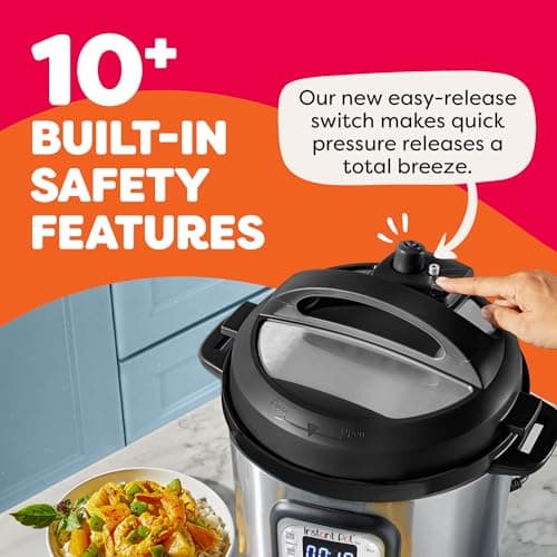 Instant Pot Duo 7-in-1 Electric Pressure Cooker, Slow Cooker, Rice Cooker, Steamer, Sauté, Yogurt Maker, Warmer & Sterilizer, Includes App with Over 800 Recipes, Stainless Steel, 8 Quart view 5