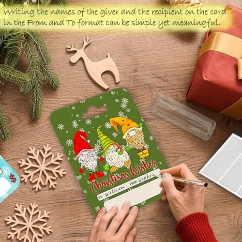 Christmas Money Holder Cards Set of 8 for Cash Gift,Christmas Cards Money Holder Ornaments with Cover for Christmas Decoration,Funny Xmas Cash Gift Ideas, Merry Christmas Hanging Ornaments Decor view 6