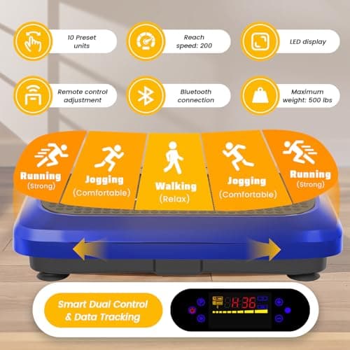 Vibration
Plate
Exercise
Machine
for
Whole
Body
Lymphatic
Drainage view 3