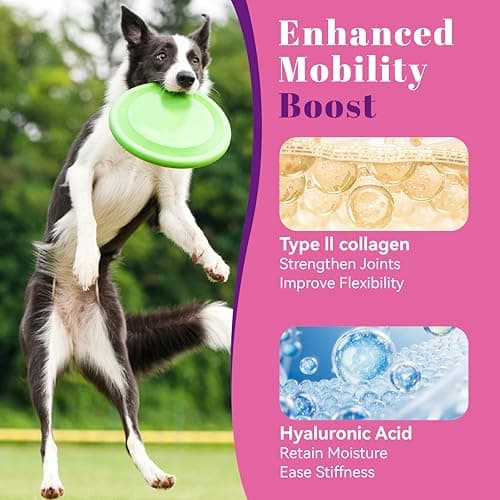 Glucosamine for Dogs Hip and Joint Support - Dog Joint Supplement with Chondroitin, MSM, Turmeric & Omega 3 - Relief for Joint Pain & Inflammation - Mobility & Flexibility - 150 Soft Chews, Chicken view 3