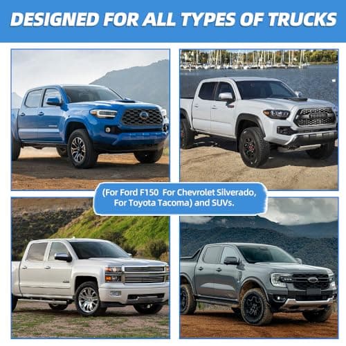 3 Pocket Truck Bed Cargo Net, Heavy Duty Truck Bed Storage Organizer with Super-Stretch Elastic,Universal Cargo Netting for Pickup Trucks SUV RV – Fits Ford F-150 Toyota Tacoma Chevrolet Silverado view 7