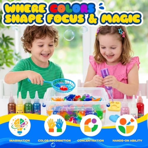 Magic Water Elf Toy Kit, DIY Squishy Maker Craft Kit for Kids Ages 4-12 | Make Your Own Water Pets Toys, Arts and Crafts Kit for Kids, Christmas Birthday Gifts for 4 5 6 7 8-12 Year Old Girls Boys view 4