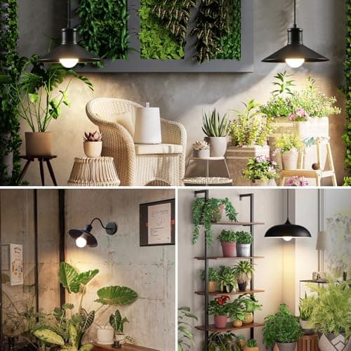 DingChen Grow Light Bulbs, A19 Full Spectrum Light Bulb, 9W Plant Grow Lights Bulbs (100W Equivalent), E26 Base, for Indoor Plants, Herbs, Flowers, Vegetables, 6 Pack view 6