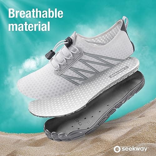 SEEKWAY Water Shoes Men Women Adult Quick-Dry Aqua Sock Barefoot for Beach Swim River Pool Lake Hiking Kayaking Surfing view 3