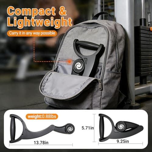 Arm Trainer for Men and Women, 360° Rotation Forearm Strengthener for Home Gym Workout, Ropeless Battle Ropes for Home Gym, Chest Trainer, Shoulders and Arm Muscle Training Fitness Equipment view 5