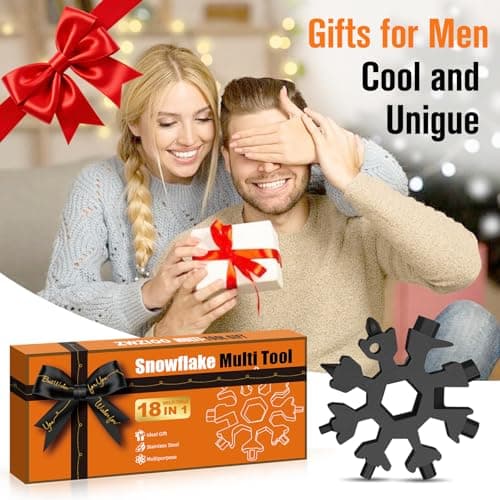 Stocking Stuffers Gifts for Men,18 in 1 Snowflake Multitool, 2 Pack view 5