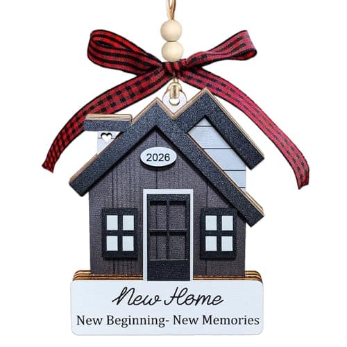House Warming Gifts New Home, Housewarming Gifts for Women, Couple, Homeowners, New House Gift Ideas - New Home Ornament 2026, First Christmas House Ornament — image 1