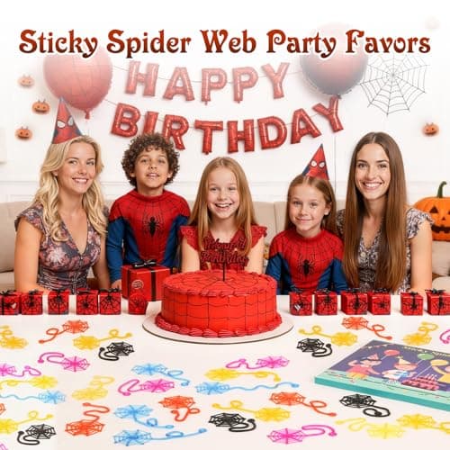 24 Pcs Sticky Spider Web Hands,Halloween Party Favors,Goodie Bag Fillers view 5