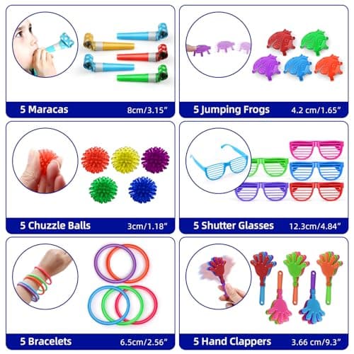 Amy&Benton 1000pcs Party Favors for Kids 8-12 4-8 3-5, Goodie Bags Stuffers, Pinata Stuffers Fillers, Treasure Box Toys for Classroom Prizes, Carnival Prizes Birthday Easter Bulk Holiday Supplies view 6