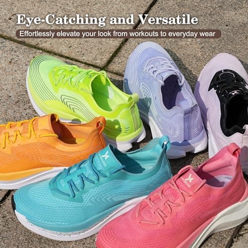 Hawkwell Women's Cloud Zero Active Nursing Shoes Cushion Breathable Walking Running Tennis Workout Slip Resistant Medical Work Sneakers view 6