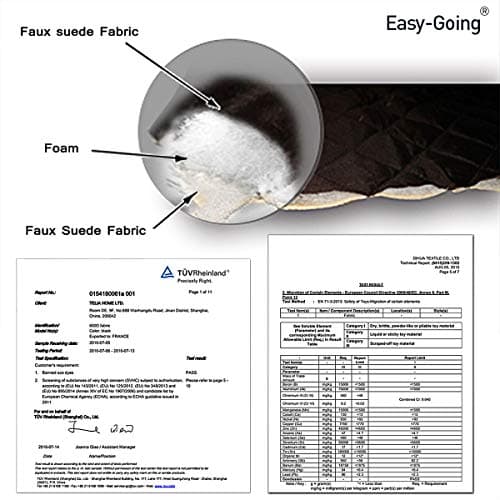 Easy-Going Reversible Couch Cover for 3 Cushion Couch Sofa Cover for Dogs Water Resistant Furniture Protector Cover with Foam Sticks Elastic Straps for Pet Cat (Sofa, Gray/Light Gray) view 6