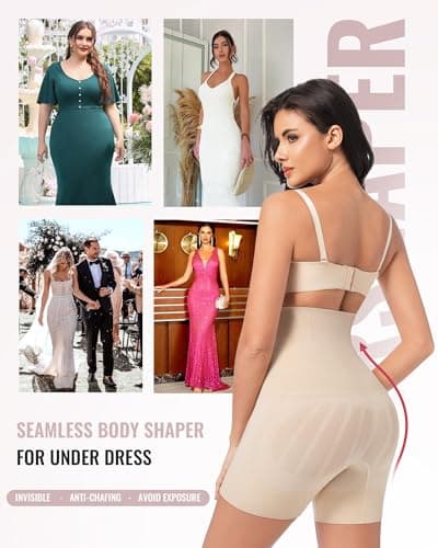 ForeverShaper Tummy Control Shapewear for Women Seamless High Waist Shaper Shorts Butt Lifting Thighs Slimmer for Under Dress view 5