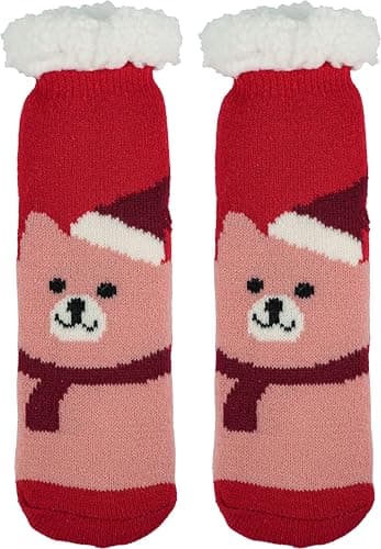 BenSorts Kids Slipper Socks Girls Boys Warm Fuzzy Fleece Christmas Socks Gift Stocking Stuffers view 6
