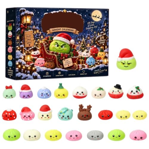 Christmas Squishies Advent Calendar 2026 24 Day Xmas Countdown Calendar — image 1