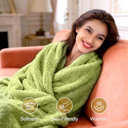 Birthday Gifts for Women, Mothers Day Gifts, Appreciation Gift Teacher & Nurse Get Well Soon Spa Retirement Gift Basket with Flannel Blanket for Mom, Grandma, Sister, Wife, Girlfriend, (orange) view 4