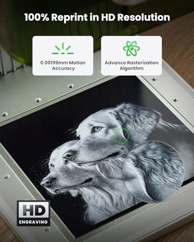 xTool F1 2-in-1 Dual Laser Engraver, Lightning Speed Portable Laser Engraving Machine, HD Laser Engraver for Jewelry, Metal, Wood, Leather view 6