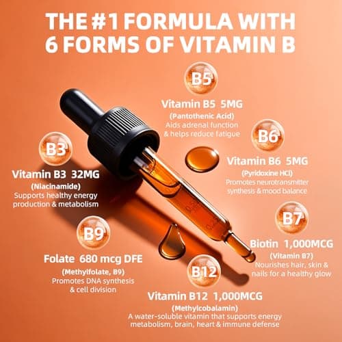 GREENPEOPLE Vitamin Methylated B Complex | Methyl B12 + L-Methyl Folate | Support Energy Metabolic, Immunity & Cognitive | 6 Super B Complex w/Mg, Ashwagandha & L‑Theanine for Women -Vegan, 2fl 2 Pack view 2