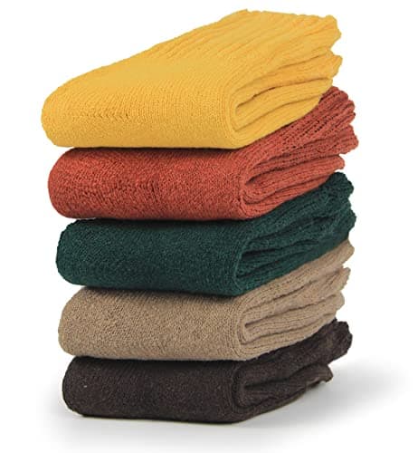 BenSorts Women's Winter Boots Socks Thick Warm Cozy Crew Socks Solid Color Gifts view 3