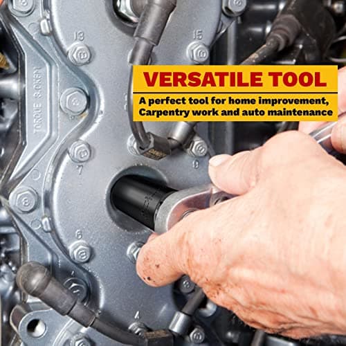 MANWALD Universal Socket Tool, Super Socket Unscrew Any Bolt, Adjustable Socket Drill with Adapter, Fathers Day Dad Gifts from Daughter Wife Son, Gifts for Him, Men, Kids, Boyfriends, 2 PCS, Black view 7