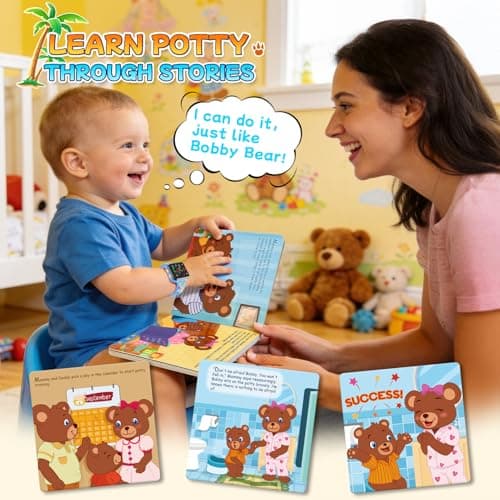 Etuwoe Potty Training Watch & Chart & Book for Toddler Boys: Water Resistant Potty Watches Dinosaur Potty Training Sticker Reward Chart for Kids 3 in 1 Toddler Toilet Training Tools Set (Blue) view 4