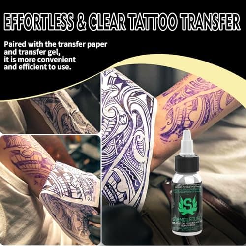 Tattoo Kit Tattoo Gun Wireless Tattoo Machine with 2 Batteries, Tattoo Ink Color Set, 20Pcs Tattoo Needles and Full Accessories Tattoo kit Complete for Beginners (Gold) view 5