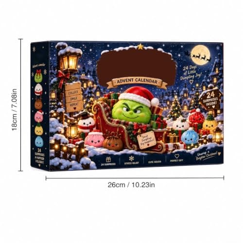Christmas Squishies Advent Calendar 2026 24 Day Xmas Countdown Calendar view 3