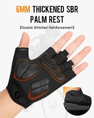 ATERCEL Cycling Gloves, Bike Gloves for Men Women, Bicycle Glove for Cycling, Workout, Gym, Training, Weight Lifting Outdoor, Mountain Bike, and Riding view 2
