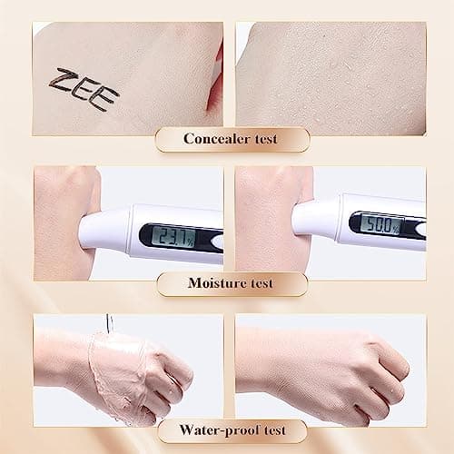 Mushroom Head Air Cushion CC Cream - BB Cream Face Makeup Foundation for Mature Skin Moisturizing Concealer Brighten Long-Lasting, Even Skin Tone for All Skin Types (Medium) view 4