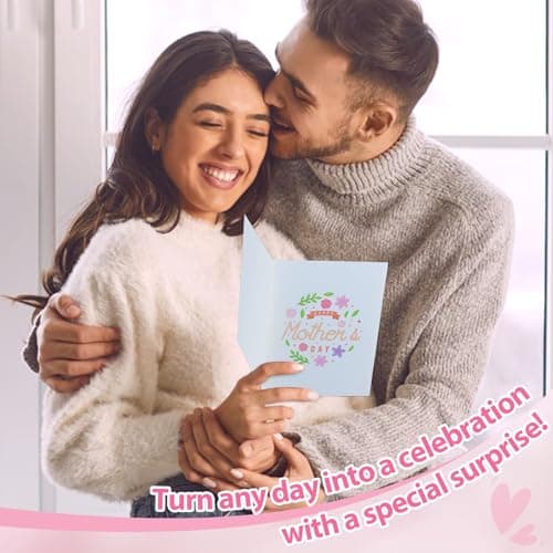 FaCraft 3D Pop Up Mothers Day Card - Happy Mothers Day Flower Pop Up Gift Greeting Card with Envelope with Blank Insert for Best Mom Women Wife Daughter Grandma view 4
