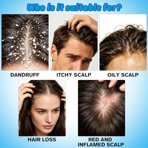 1% Ketoconazole Anti-Dandruff Shampoo for Flaking & Itchy Scalp, 7.78Fl Oz | Deep Cleansing Care, Targets the Root Cause of Dandruff, Suitable for Men & Women view 4