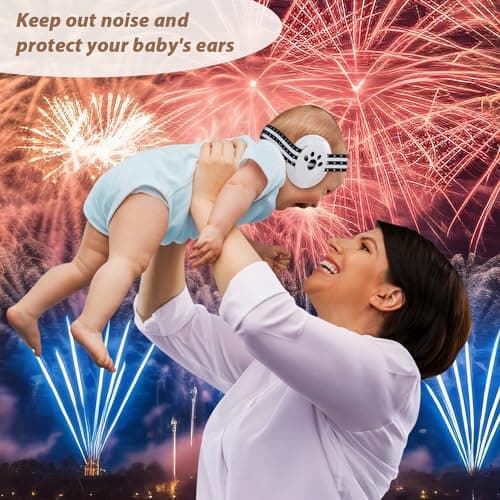Laudexua Baby Ear Protection, Noise Cancelling Headphones for Babies and Toddlers Up to 36 Months view 4