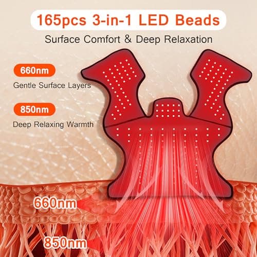 SUHZF Red Light Therapy for Neck and Shoulders view 6