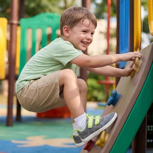 Stelle Toddler Wide Toe Box Barefoot Shoes Kids Sneakers for Boys Girls Zero Drop Minimalist Breathable Lightweight Non Slip Walking Running Shoes view 2