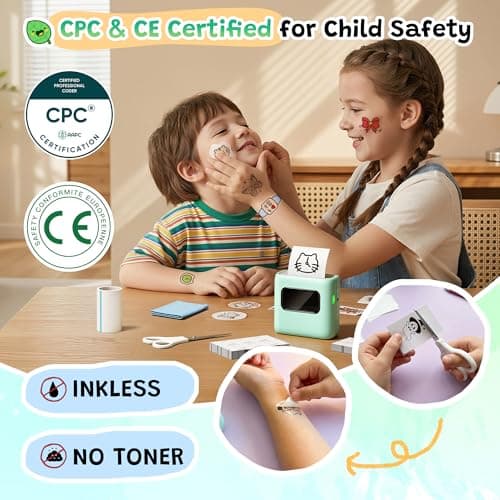 TK20 Temporary Tattoo Maker for Kids, Birthday Gift & Toys for Kid view 3