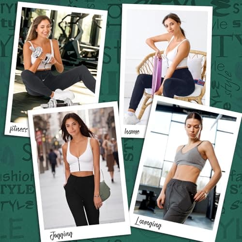 Walifrey Womens Joggers with Pockets, Drawstring Sweatpants Women for Lounging Jogging Workout and Gym view 6