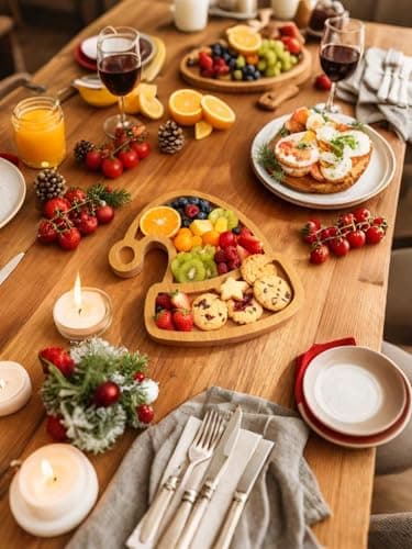 AYWVRBST Cheese Board, Fruit Candy Plate, Fruit Plate, Cutting Board (Tree) (Hat) view 4