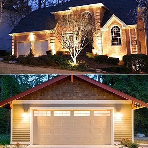 MIHEAL 110V 2 Pack 100W LED Flood Light, Warm White 3000K, IP68Waterproof Super Bright Security Lights, Outdoor Floodlight for Yard, Garden, Playground, Basketball Court view 7