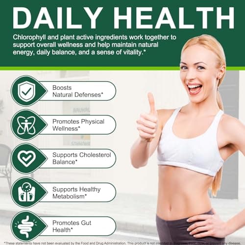 Tiuedu Spirulina Chlorella Softgels 300 Capsules, 17 in 1 Green Nutrient Blend Spirulina Chlorella Softgels,Rich in Plant Protein, Vitamins, Chlorophyll, Easy to Take Softgel view 5