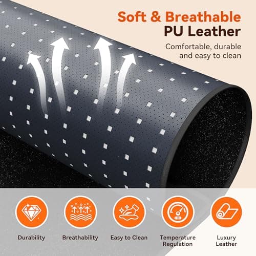 Extra Large Red Light Therapy Mat, High-Density LEDs Full Body Red Light Therapy, 660nm & 850nm Dual Wavelengths, Foldable Red Light Therapy Blanket with Timer, 65" x 20" view 6