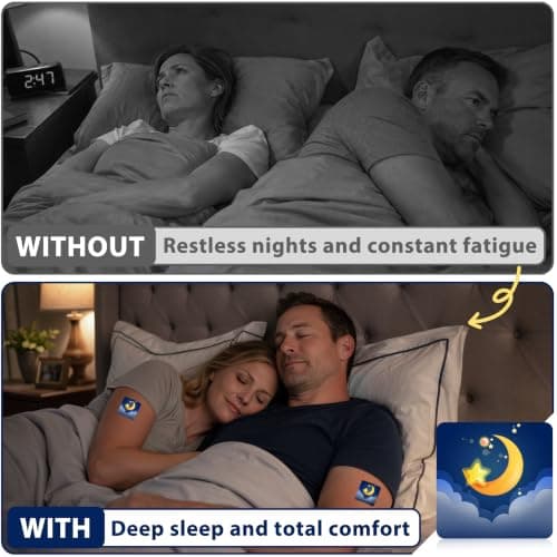Bkafrem Sleep Patches for Adults, Extra Strength Sleep Aid | Easy-to-Apply Sleep Patches for Men and Women, Designed for Long-Lasting Night Comfort, Wake Up Refreshed, 72 Patches view 6