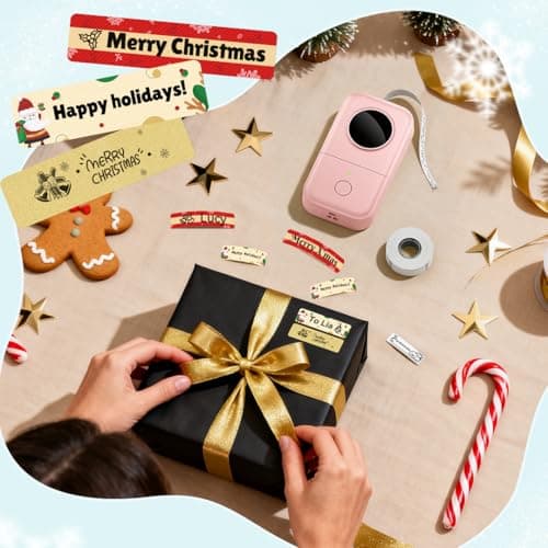 Phomemo Label Maker, Bluetooth Mini Portable Label Printer for Home School view 6