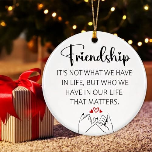Friendship Ornament, Friends Christmas Ornaments 2026, Friend Ornaments for Women - Friendship Gifts for Women, Best Friend, Xmas Gifts for Friends view 7
