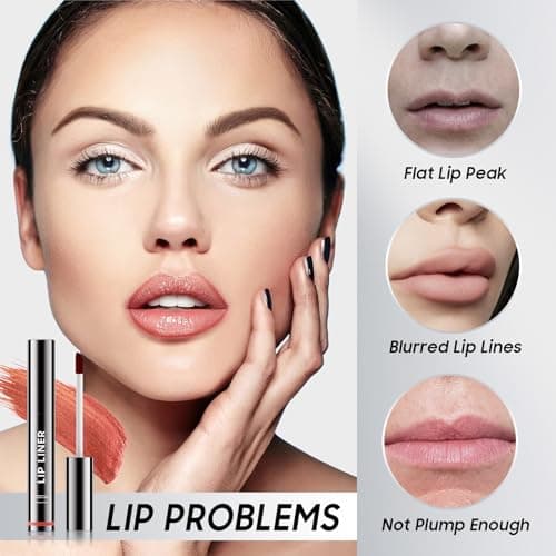 Anguishil Lip Stain Peel Off - Long Wear Lip Stain Peel Off lip liner, Waterproof & Transfer-Resistant, Smudge-Proof & Precise Application, One-Peel Finish, for All-Day Color Hold (#03 Rose) view 3