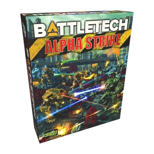 Catalyst Game Labs BattleTech Alpha Strike Box Set – Sci-Fi Mech Miniatures Wargaming - Fast Play Starter Set for Strategy Game Enthusiasts, Brown