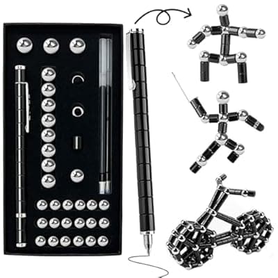 Fidget Pen Birthday Gifts For Men - Father Dad Gifts Stress Relief Toys Adhd Fidget Toys Magnetic Pen Teen Girl Boy Gift Trendy Stuff Teacher Appreciation Gift Cool Office School Desk Toy For Adults