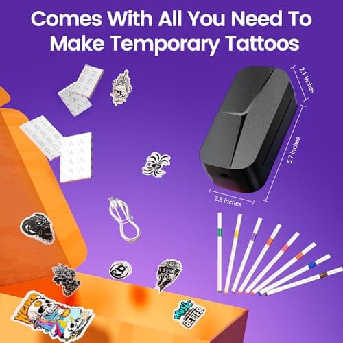 Phomemo Temporary Tattoo Printer, Custom Temporary Tattoos, For Ages 5+ view 5
